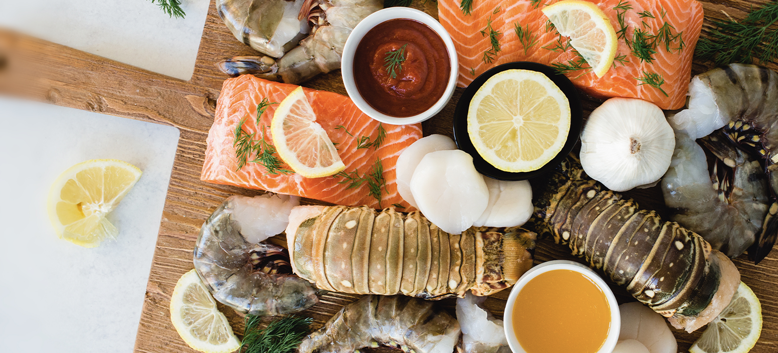 Select seafood 30% off at Lazy Acres