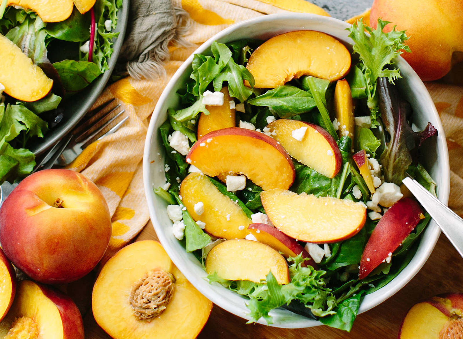 peach season at lazy acres market 