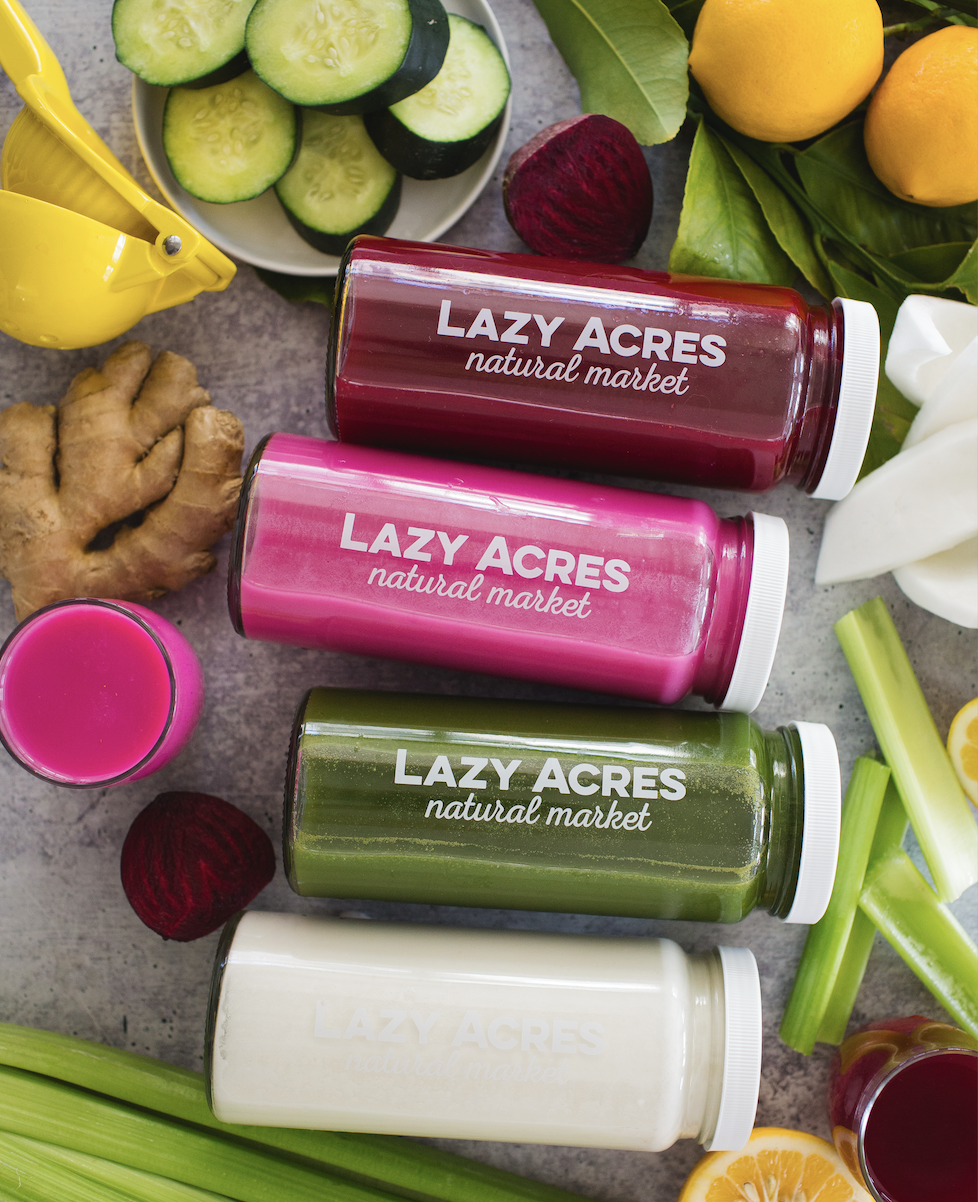 lazy acres bottled juices and smoothies 